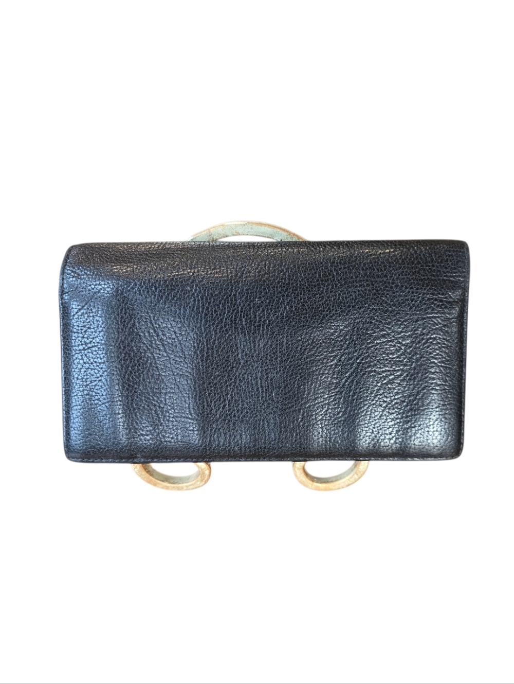 Dolce & Gabbana Black Pebbled Leather Bifold Long Unisex Wallet - Picture 2 of 13